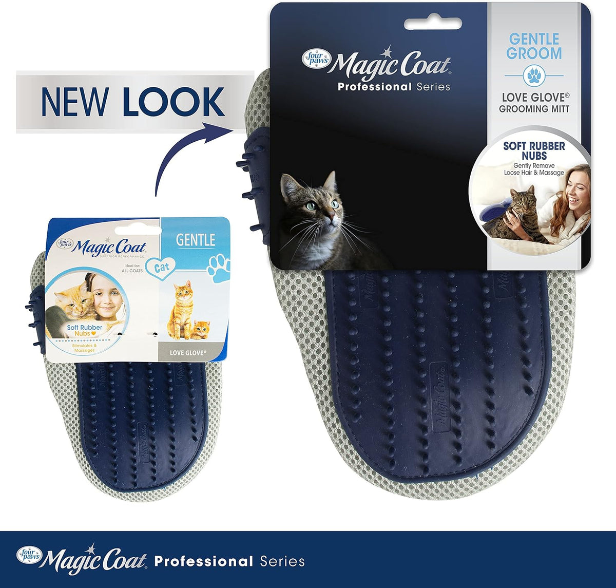 Four Paws Love Glove Cat Grooming Glove