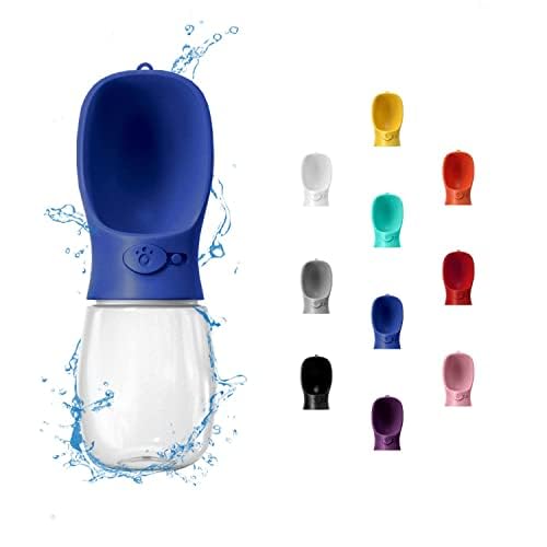 WePet Portable Dog Water Bottle, 19 OZ, Leak Proof Puppy Water Dispenser with Drinking Feeder for Pets Outdoor Walking, Hiking, Travel, Food Grade Plastic