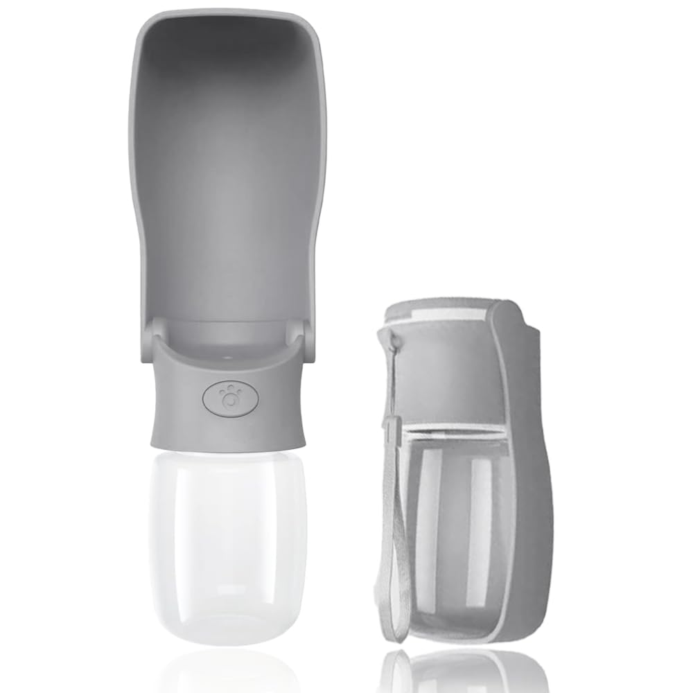 SOICTA Portable Dog Small Animals Water Bottle for Walking 19 OZ or 12 OZ Pet Water Bottles for Puppy Medium Large Dogs Little Animals Water Dispenser Dog Small Animals Water Bowl