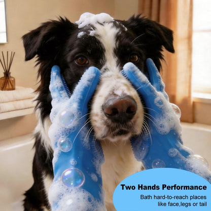 3Pcs Dog Bath Brush Set for Dogs and Cats