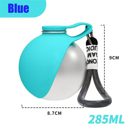 Portable Dog Water Bottle 10oz, Leak Proof No Spill Travel Water Dispenser