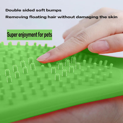 YOFANG Pet Grooming Hair Removal Gloves Bathing-Dry & Wet Use