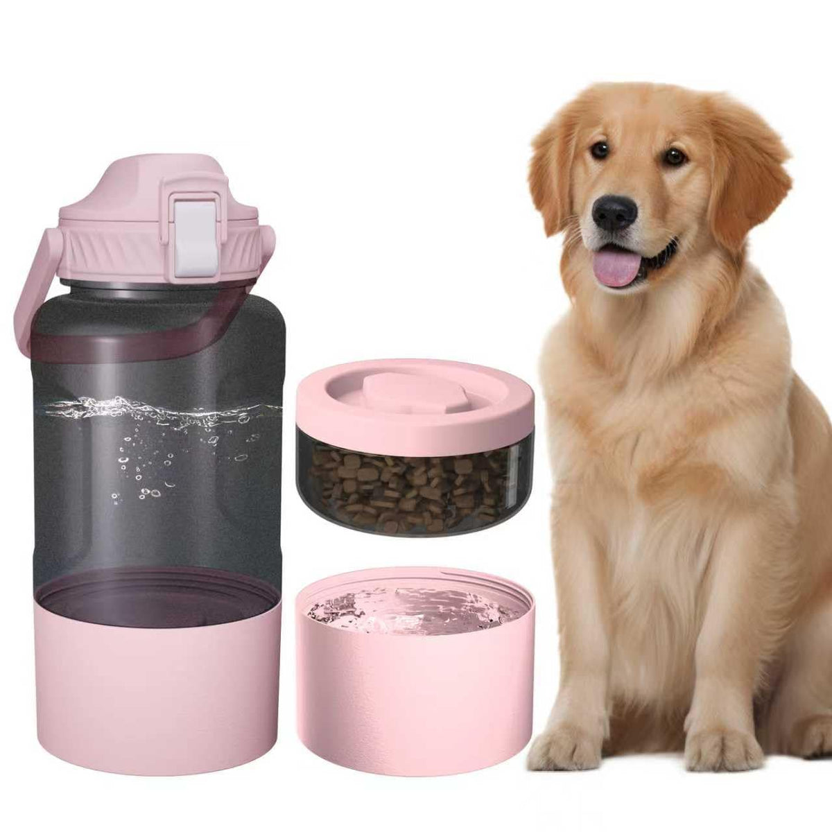 Cibaabo 53oz Large Dog Water Bottle for All Day Travel Feeding & Hydration