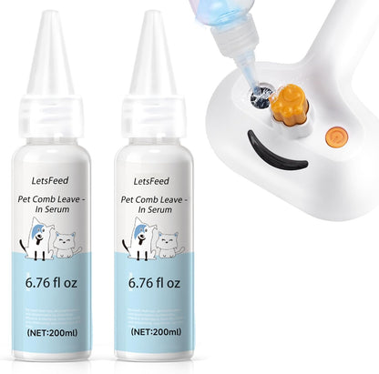 Pet Steam Brush for Dog, cat brushes for indoor cats - 1 Waterless Shampoo