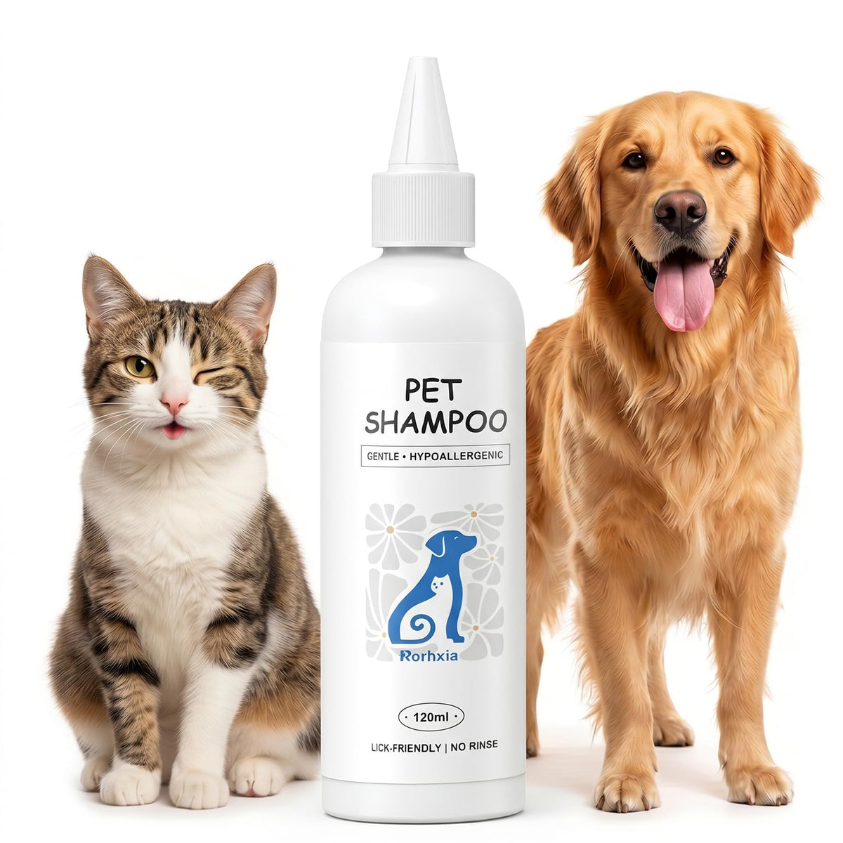 Rorhxia Pet Steam Brush for Dog & Cat, Grooming Slicker Brush for Shedding