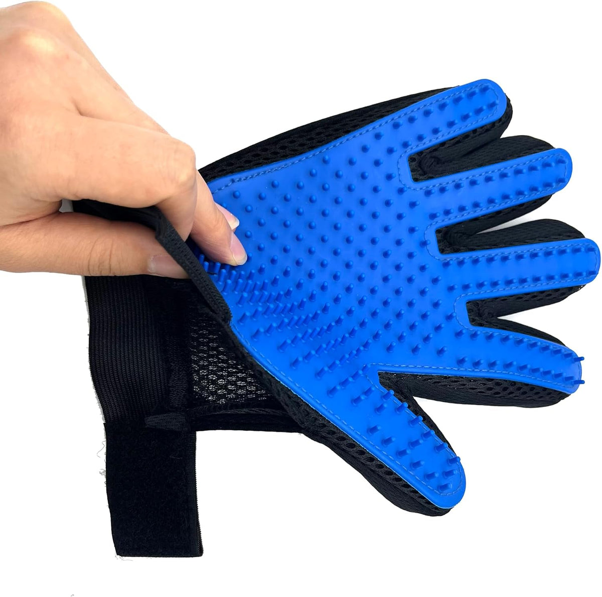 Pet Grooming Gloves for Dogs & Cats – Deshedding Hair Remover Mitt (2-Pack)