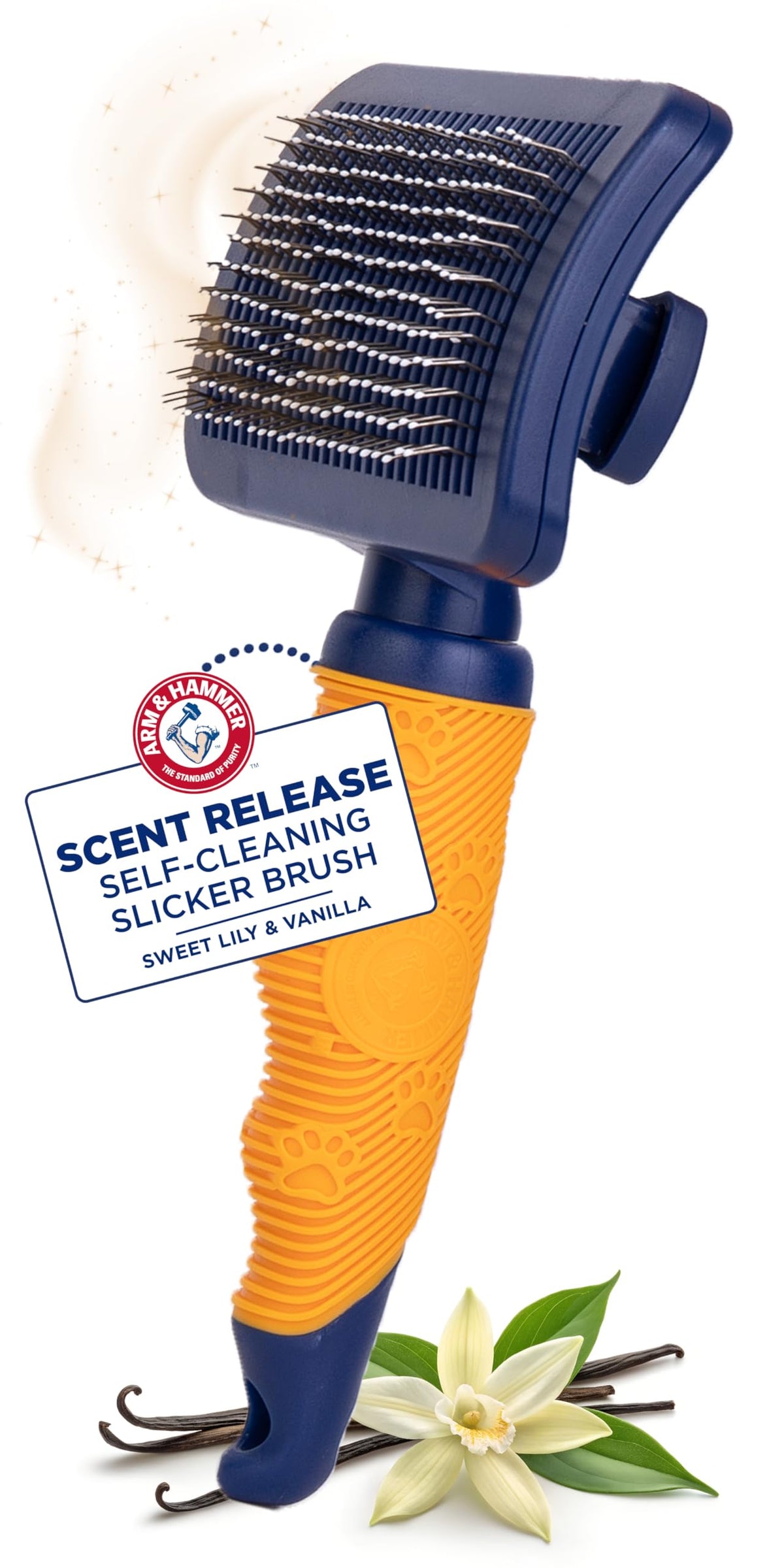 Arm & Hammer Deodorizing Dog Grooming Glove, Lily & Vanilla Scent