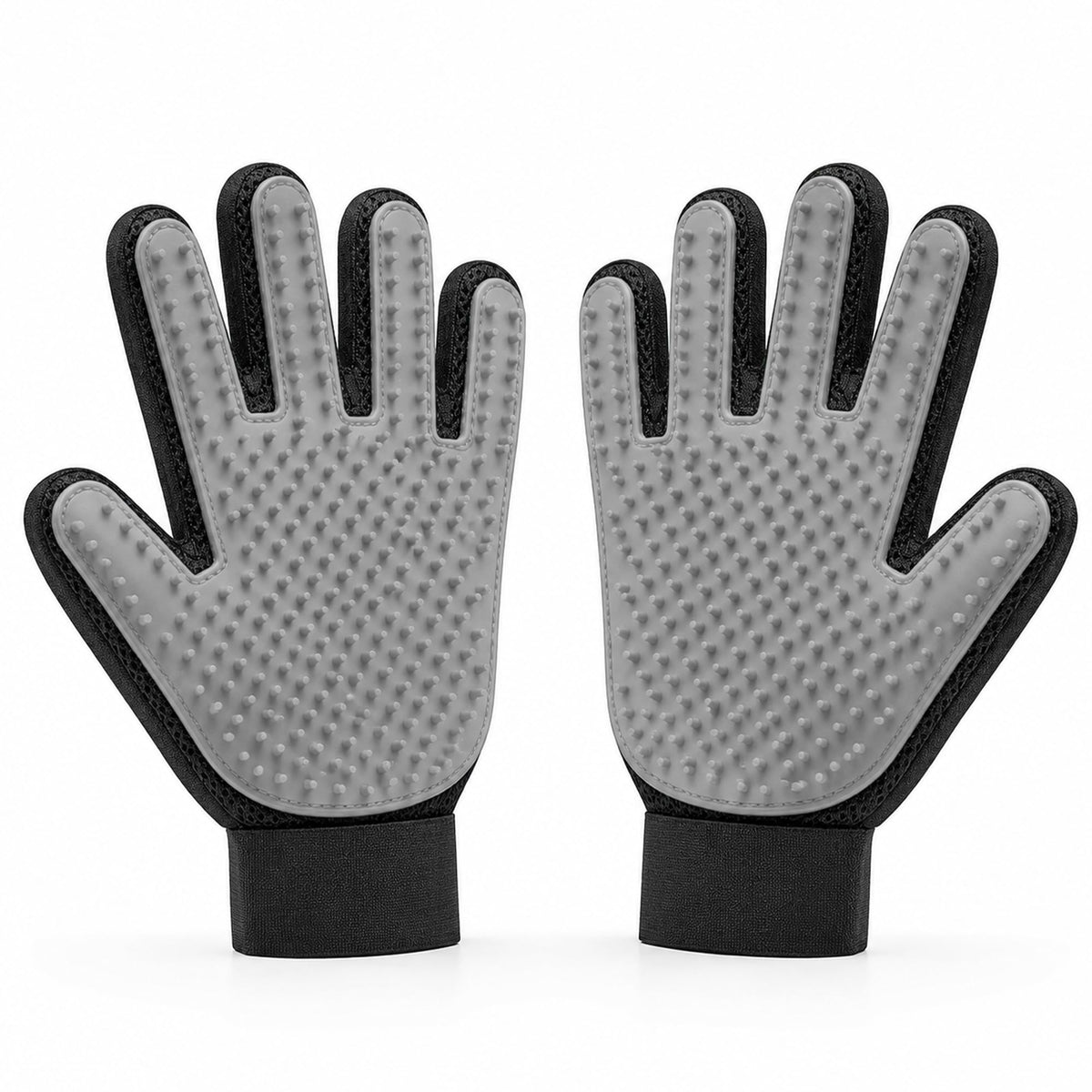 Pet Hair Removal Glove with Silicone Tips for Cat&Dog,1Pair,Blue
