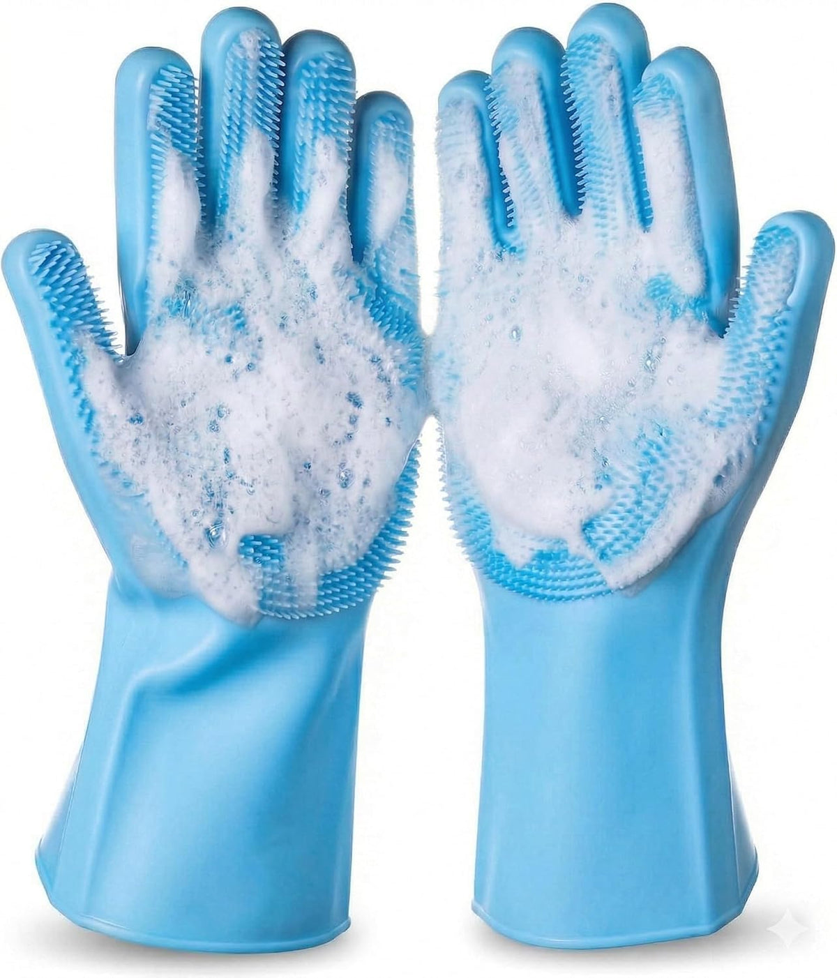 NVNAN Pet Washing Gloves for Dogs and Cats, Pink, Silicone