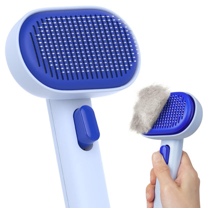 Aumuca Cat Brush for Shedding, Cat Brushes for Indoor Cats, Cat Brush for Long or Short Haired Cats, Cat Grooming Brush Cat Comb for Kitten Rabbit Massage Removes Loose Fur