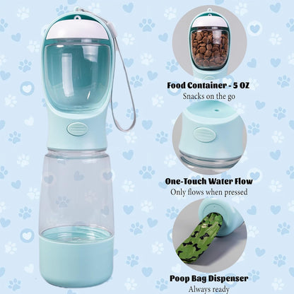 Dog Water Bottle Portable Bowl for Dog,Portable Dog Water Bottle Travel