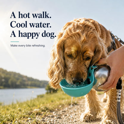 Dog Water Bottle 10oz Stainless Steel Small Water Bottles for Puppy