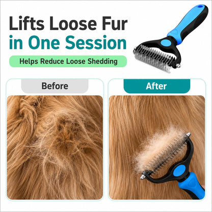Pet Grooming Tool,Dog Brush For Shedding,Deshedding Dog Brush