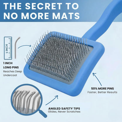 Slicker Brush for Dogs, Pet Grooming Brushes for Doodles & Poodles, Large