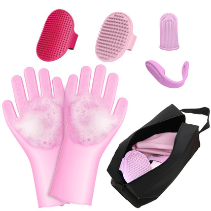 Pet Grooming Kit & Bath Supplies for Dogs, Cats -