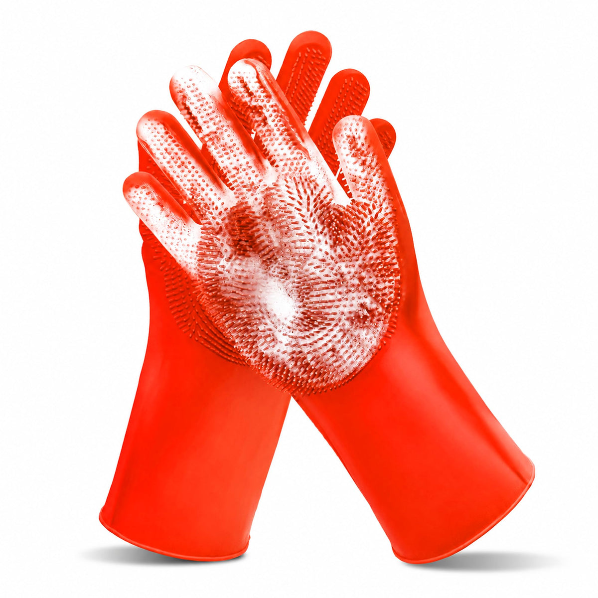 Pet Grooming Gloves—Dog Washing Gloves with High-Density Teeth