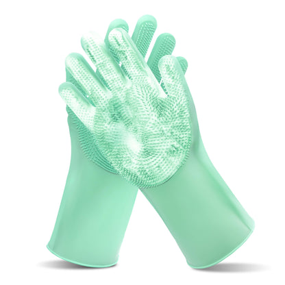 Pet Grooming Gloves—Dog Washing Gloves with High-Density Teeth