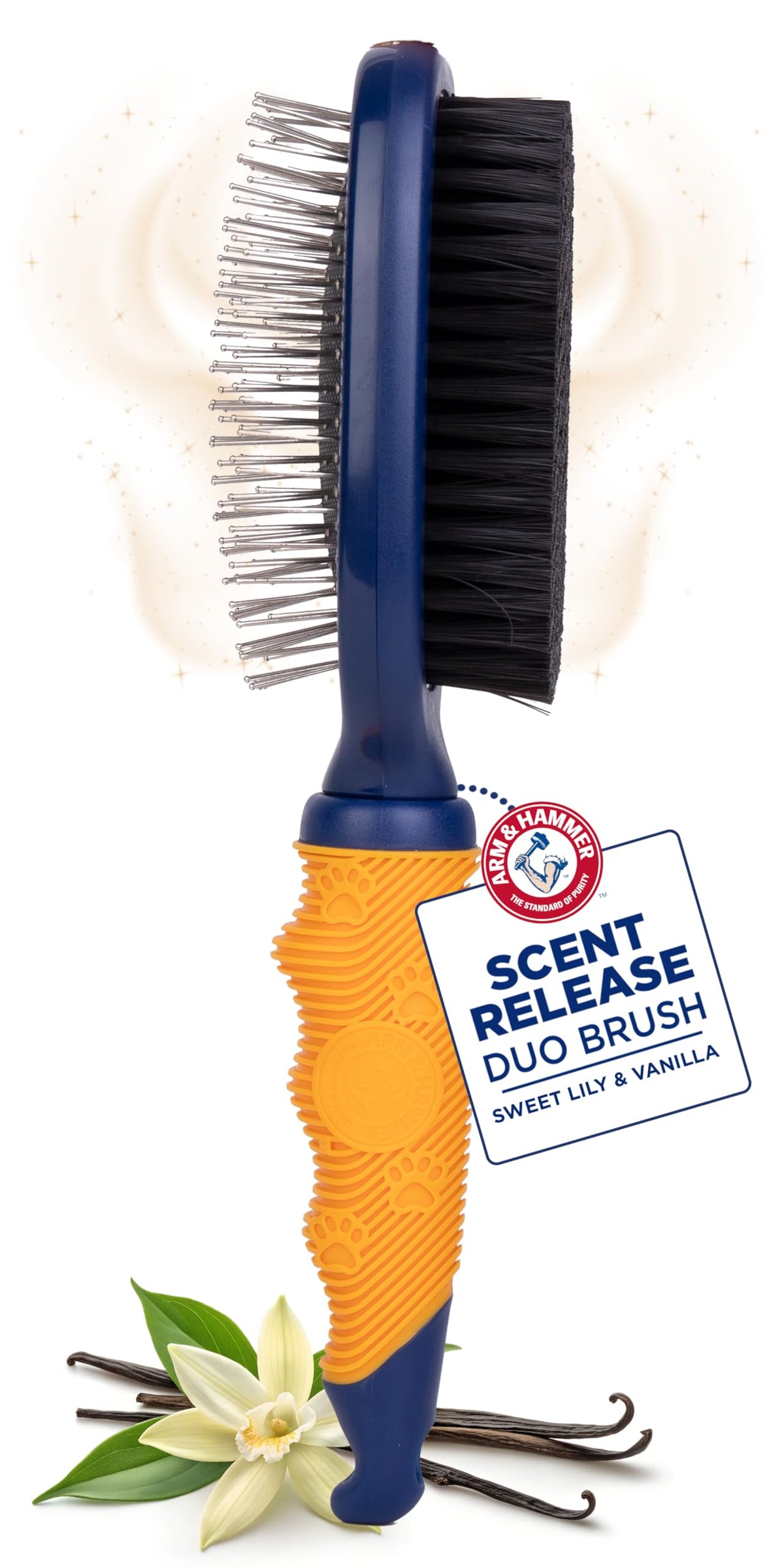 Arm & Hammer Deodorizing Dog Grooming Glove, Lily & Vanilla Scent