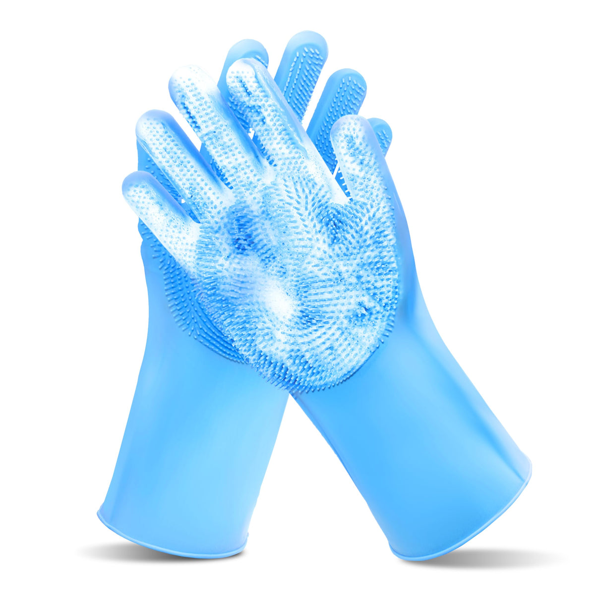 Pet Grooming Gloves—Dog Washing Gloves with High-Density Teeth
