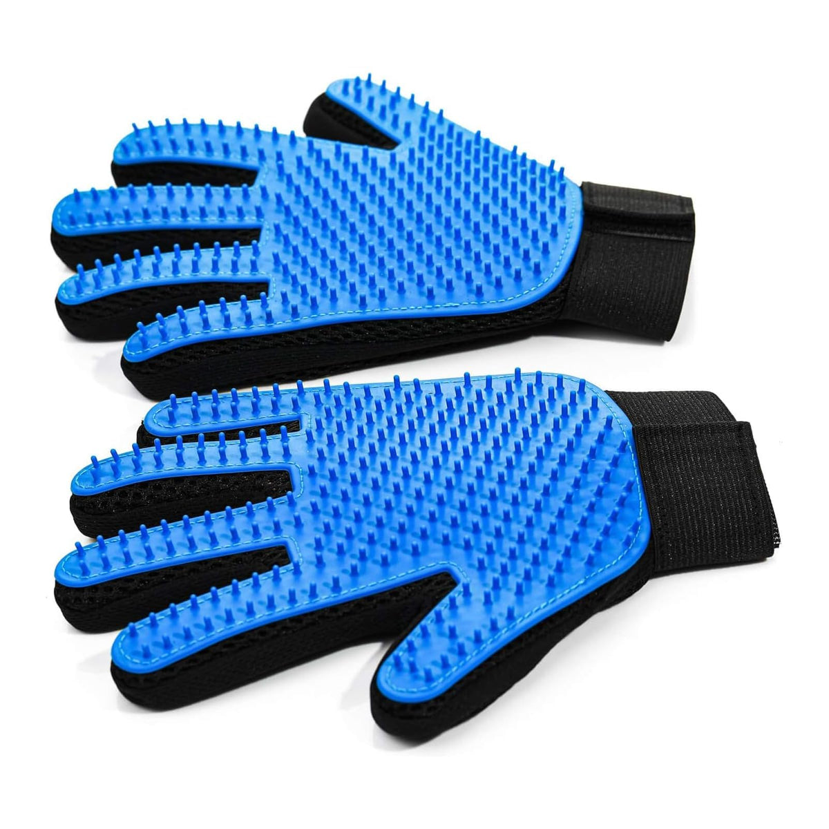 NVNAN Pet Hair Removal Glove for Dogs & Cats, 2-Pack Blue