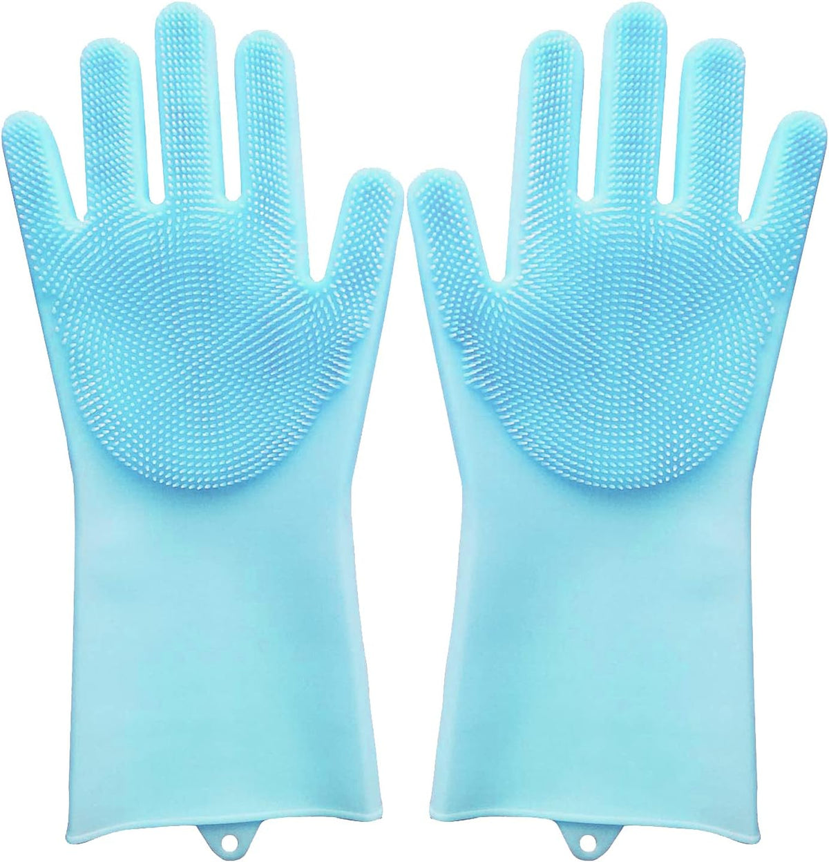 Pet Republique Silicone Bathing Gloves for Dogs, Cats, & Most Animals – Long Sleeve Grooming Glove with Foam Scrubbing Bristles