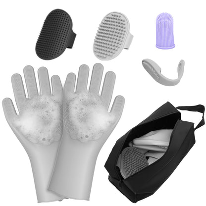 Pet Grooming Kit & Bath Supplies for Dogs, Cats -