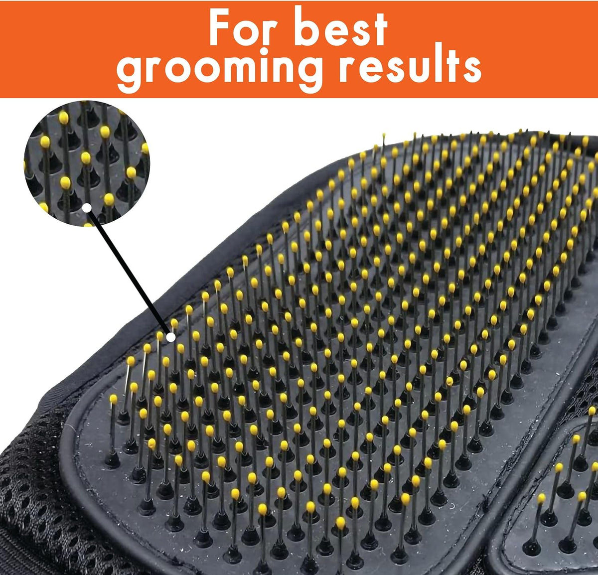 Pet Grooming Mitt and Towel Set - Deshedding Glove for Dogs and Cats - Massage and Remove Pet Hair - Ideal for Small to Medium Dogs and Cats
