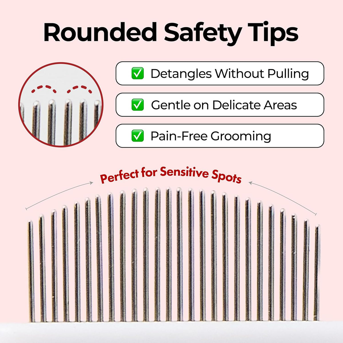 JAYU PET Facial Grooming Comb