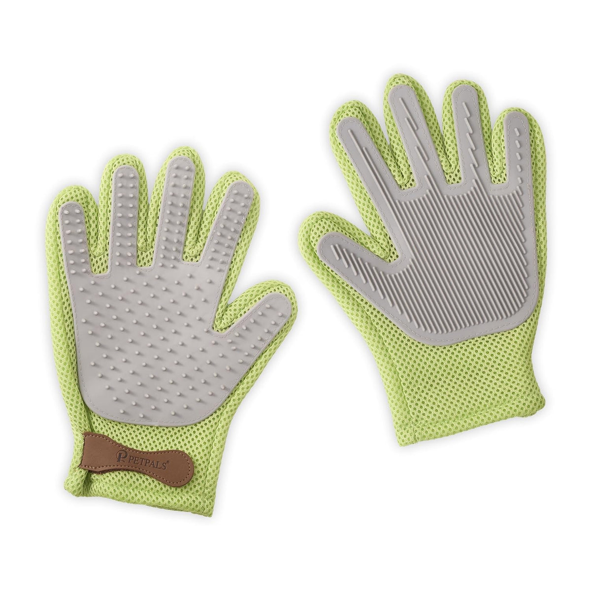PetPals Single Pet Hair Removal Glove, Double-Sided Cat Grooming Glove