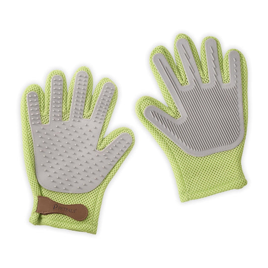 PetPals Single Pet Hair Removal Glove, Double-Sided Cat Grooming Glove