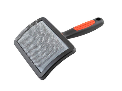 Paw Brothers Professional Grade Extra Long Slicker Brush - Ergonomic Handle, Removes Loose Undercoat and Tangles for Dogs
