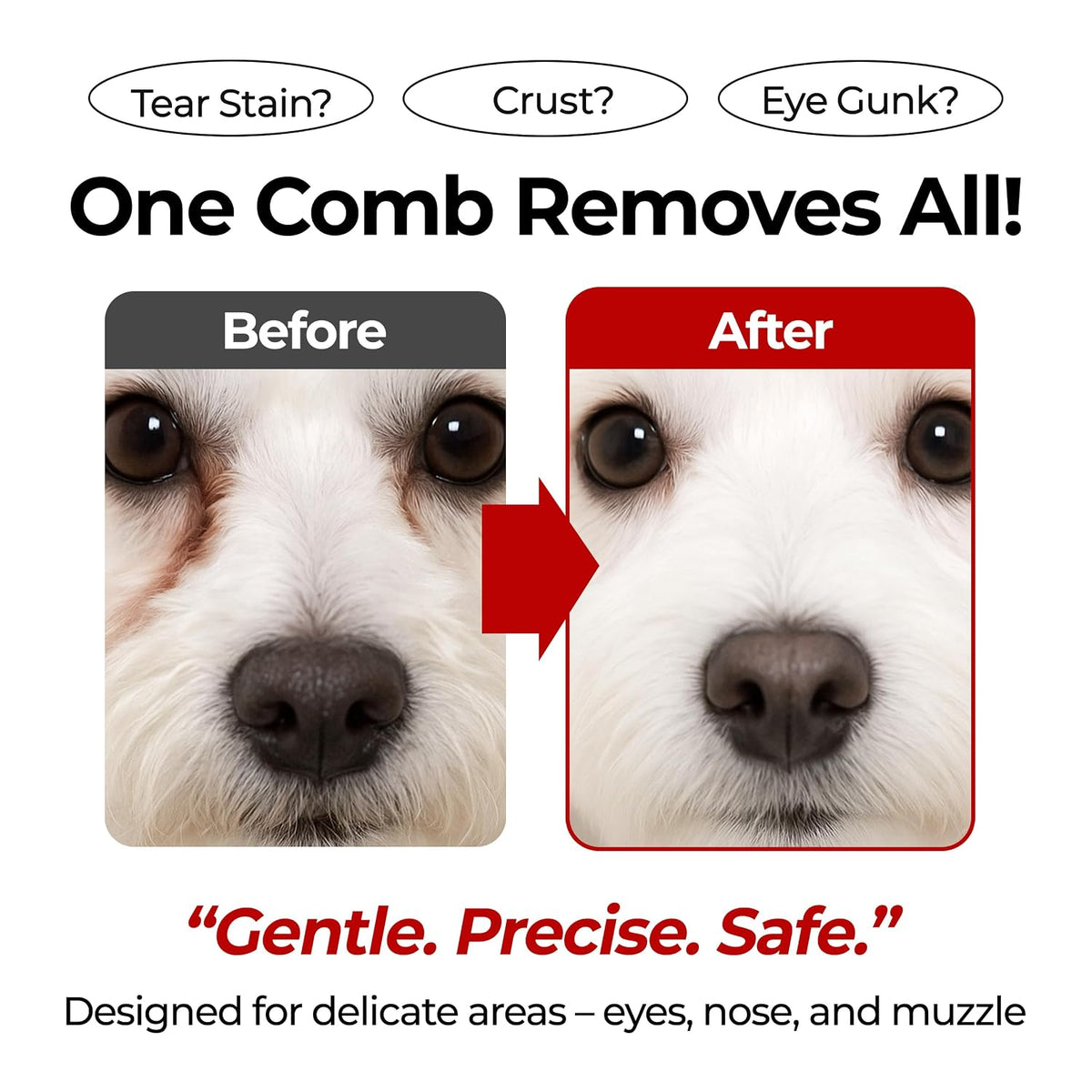 JAYU PET Facial Grooming Comb